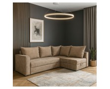 Καναπές-κρεβάτι γωνία Πάτμος με διπλό αποθηκευτικό χώρο 245Μx180x92Βεκ