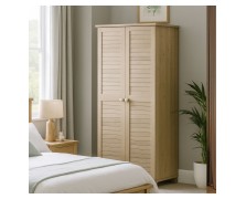 Ντουλάπα Αίγινα απο μασιφ ξύλο πεύκο ελληνικής κατασκευής 100x50Bx195Y