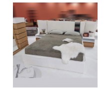 Σετ κρεβατοκάμαρας Fiji ελληνικής κατασκευής Δρυς Rustic και Λάκα