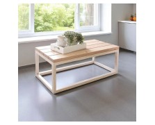 Τραπεζάκι σαλονιού Fox απο μασίφ πεύκο 110x60