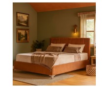 Κρεβάτι υφασμάτινο Finezza ελληνικής κατασκευής