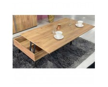 Τραπεζάκι σαλονιού Vane με σερβιτόρο 120x67x40Y/52Y ελληνικής κατασκευής