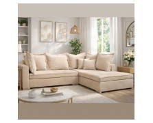 Καναπές γωνία Briggs ελληνικής κατασκευής 270x210Γx100