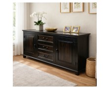 Μπουφές Brook μασίφ ξύλο 175x45x76cm