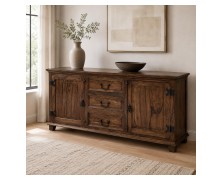 Μπουφές Brook μασίφ ξύλο 175x45x76cm