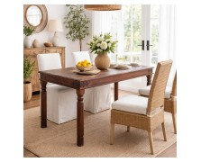 Τραπέζι Brook απο μασίφ ξύλο 130x80