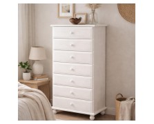 Συρταριέρα Νάξος από Μασίφ Πεύκο Διαστάσεις:  Μ50 xΒ37xΎ110 cm