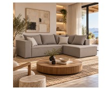 Καναπές γωνία Loren ελληνικής κατασκευής 280x205x95 εκ