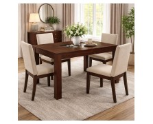 Τραπέζι τραπεζαρίας Evelyn Ξύλο οξιάς 